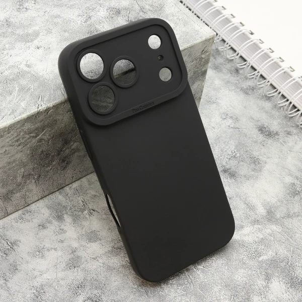 Futrola silikon pro camera za iphone 17 pro (6.3) crna