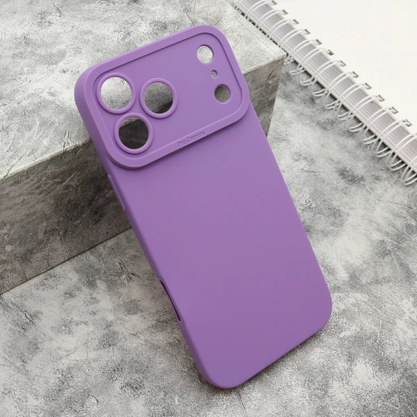 Futrola silikon pro camera za iphone 17 pro max (6.9) ljubicasta
