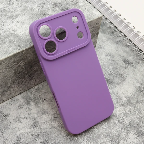 Futrola silikon pro camera za iphone 17 pro (6.3) ljubicasta