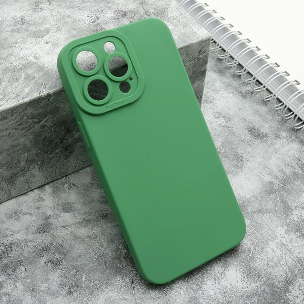 Futrola silikon pro camera za iphone 15 pro max (6.7) tamno zelena