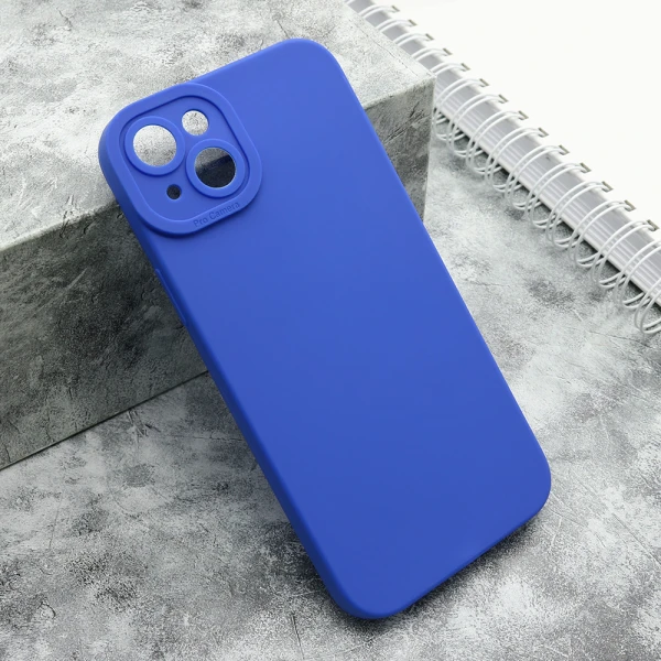 Futrola silikon pro camera za iphone 15 plus (6.7) tamno plava