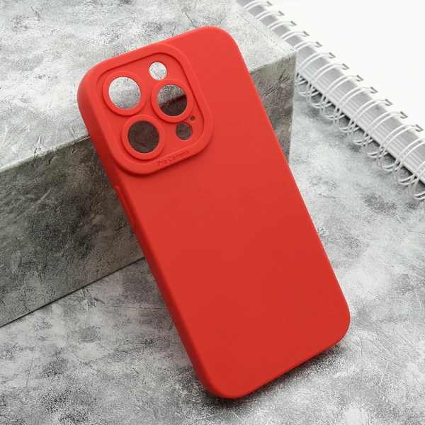 Futrola silikon pro camera za iphone 15 pro (6.1) crvena