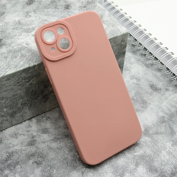 Futrola silikon pro camera za iphone 15 plus (6.7) roze