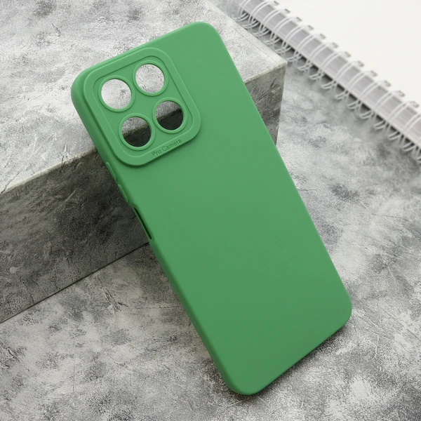 Futrola silikon pro camera za honor x7c/honor 200 smart tamno zelena