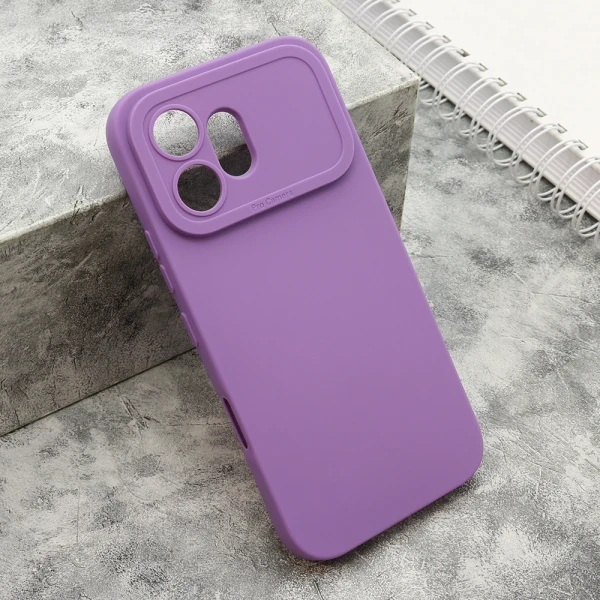 Futrola silikon pro camera za honor 600 ljubicasta