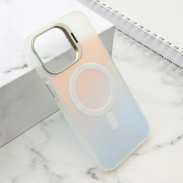 Futrola shine magsafe za iphone 15 pro max (6.7) bela