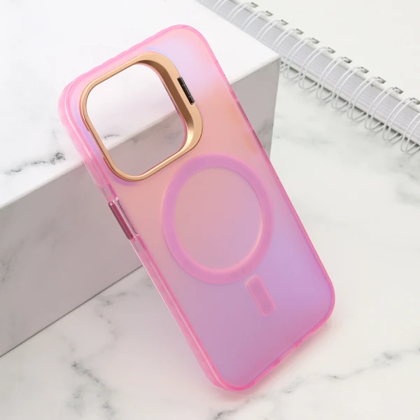 Futrola shine magsafe za iphone 15 pro (6.1) roze