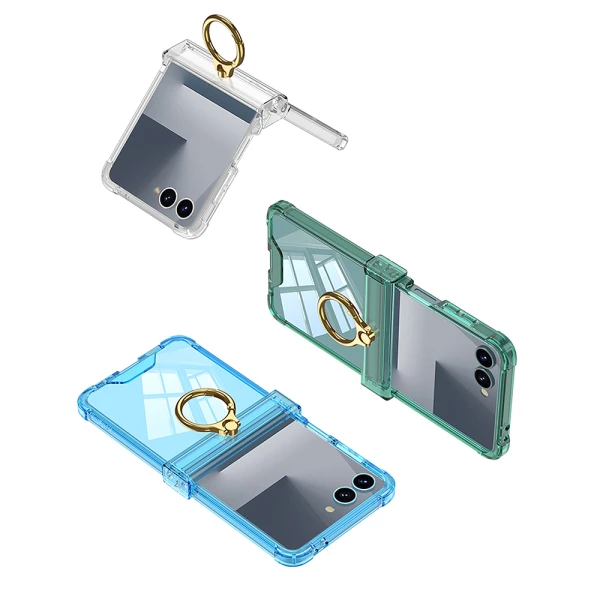 Futrola ring lines ii za samsung f751b galaxy z flip 7 5g zelena (gkk case)