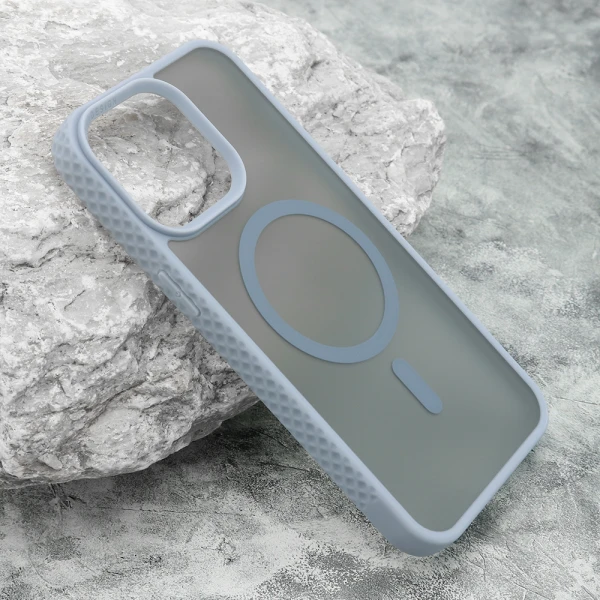 Futrola rugged magsafe za iphone 15 pro max (6.7) svetlo plava