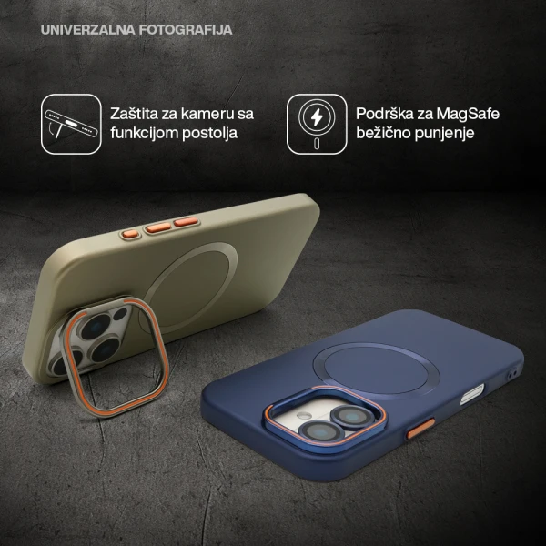 Futrola pro cases magsafe za iphone 15 (6.1) roze