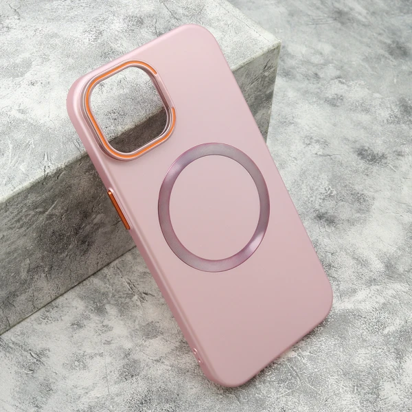 Futrola pro cases magsafe za iphone 15 (6.1) roze