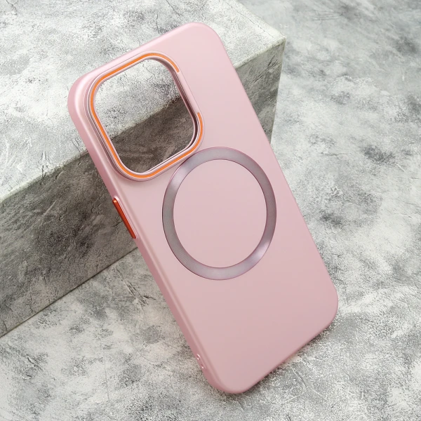 Futrola pro cases magsafe za iphone 15 pro (6.1) roze