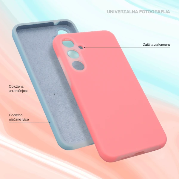 Futrola pastel color za samsung a556b galaxy a55 5g pink