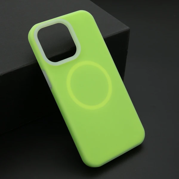 Futrola pastel color magsafe za iphone 15 pro max (6.7) zelena