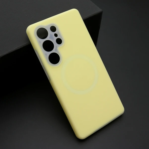 Futrola pastel color magsafe za samsung s938b galaxy s25 ultra 5g zuta