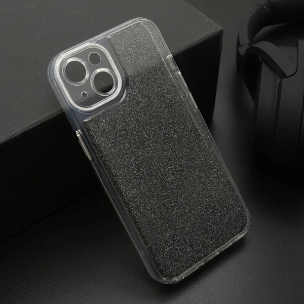 Futrola ombre glitter za iphone 13 (6.1) crna