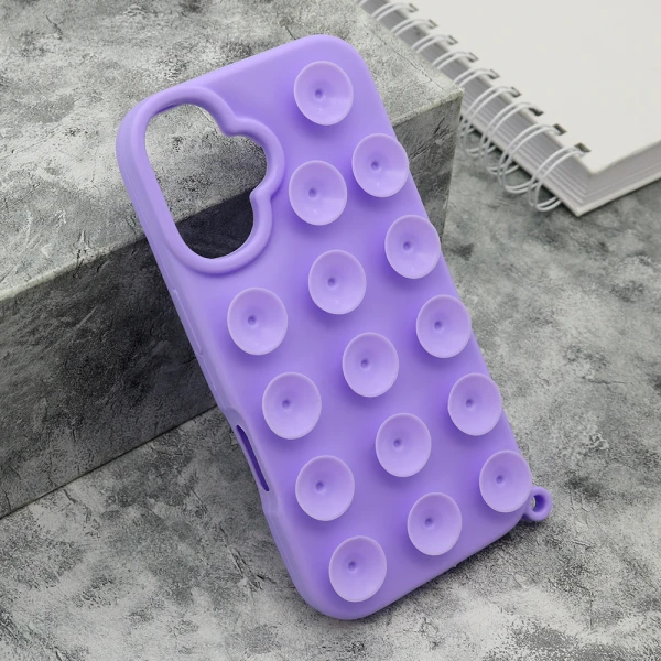 Futrola octobuddy za iphone 16 (6.1) ljubicasta