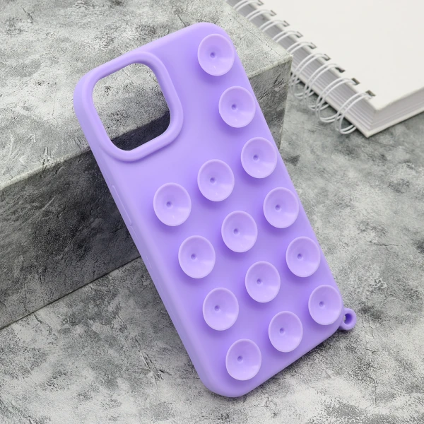 Futrola octobuddy za iphone 15 (6.1) ljubicasta