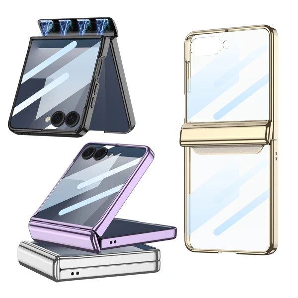 Futrola lines ii za samsung f751b galaxy z flip 7 5g srebrna (gkk case)