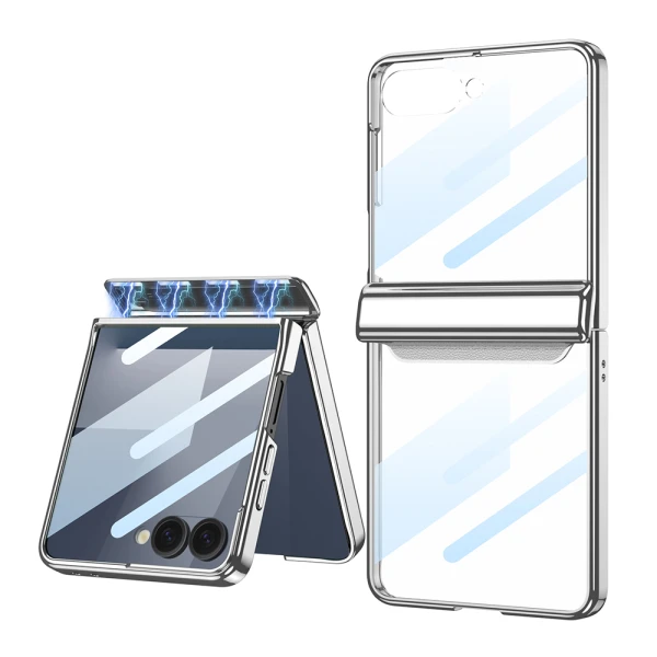 Futrola lines ii za samsung f751b galaxy z flip 7 5g srebrna (gkk case)