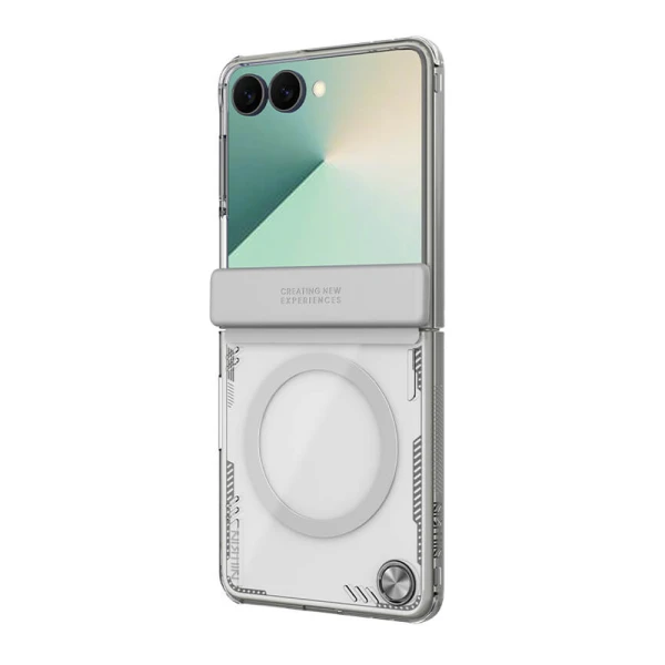 Futrola nillkin iceblade prop magnetic case za samsung f951b galaxy z flip 7 5g bela