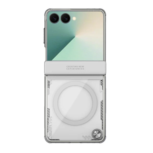 Futrola nillkin iceblade prop magnetic case za samsung f951b galaxy z flip 7 5g bela