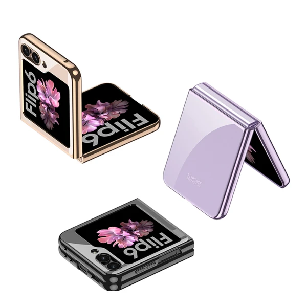 Futrola lines za samsung f741b/f761b galaxy z flip 6 5g/z flip 7 fe 5g zlatna (gkk case)