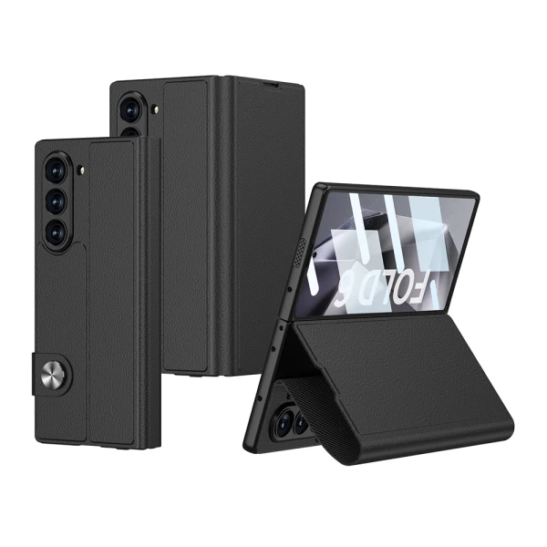 Futrola leather za samsung f956b galaxy z fold 6 5g crna (gkk case)