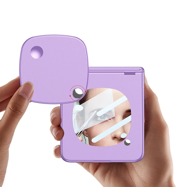Futrola mirror case za samsung f751b galaxy z flip 7 5g crna (gkk case)