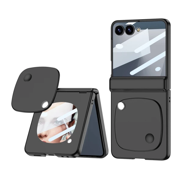 Futrola mirror case za samsung f751b galaxy z flip 7 5g crna (gkk case)