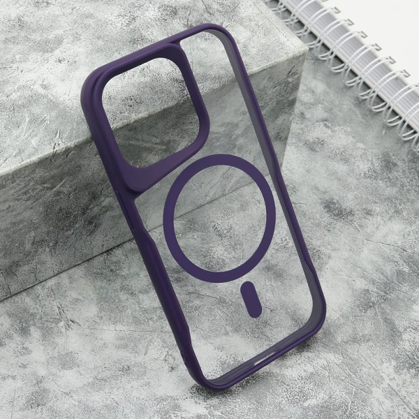 Futrola grip guard magsafe za iphone 15 pro (6.1) ljubicasta