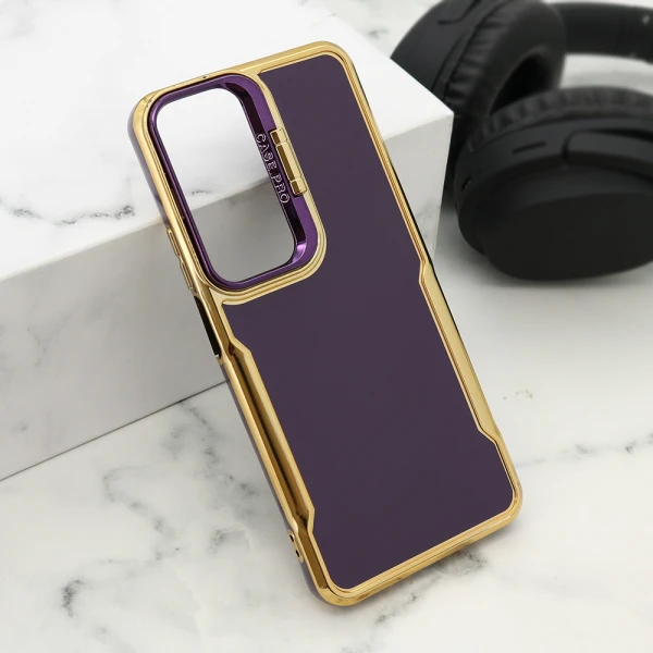 Futrola gold luxe za honor x7b ljubicasta