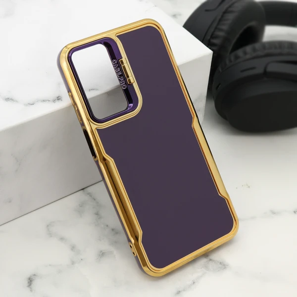 Futrola gold luxe za samsung a256b galaxy a25 5g ljubicasta