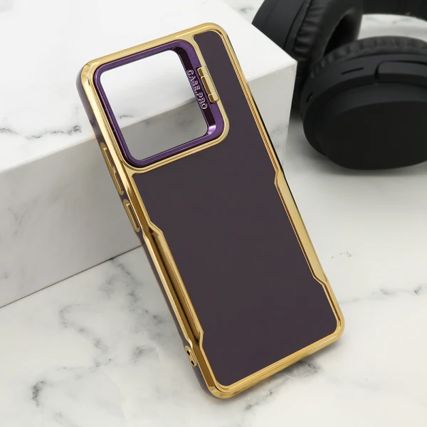 Futrola gold luxe za xiaomi redmi note 13 4g ljubicasta
