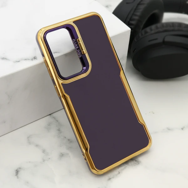 Futrola gold luxe za samsung s721b galaxy s24 fe ljubicasta
