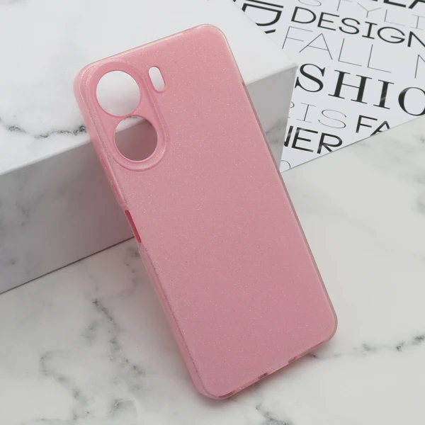 Futrola glow shining za xiaomi redmi 13c 4g svetlo roze