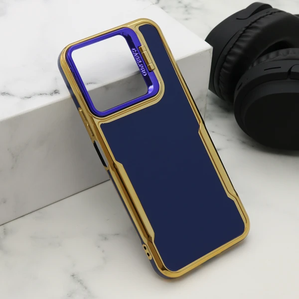 Futrola gold luxe za honor x8b plava