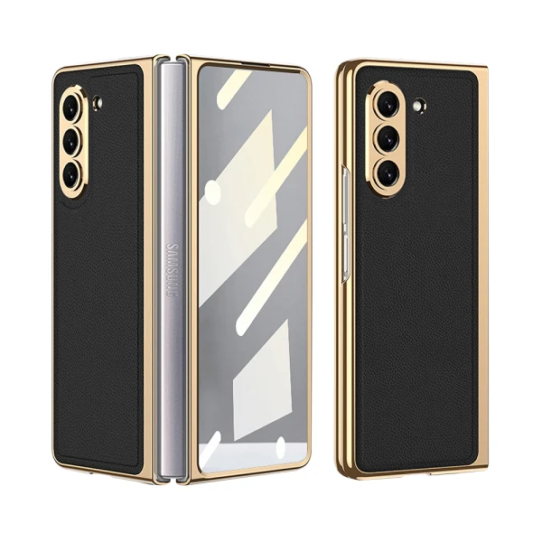 Futrola gold line za samsung f946b galaxy z fold 5 5g crna (gkk case)