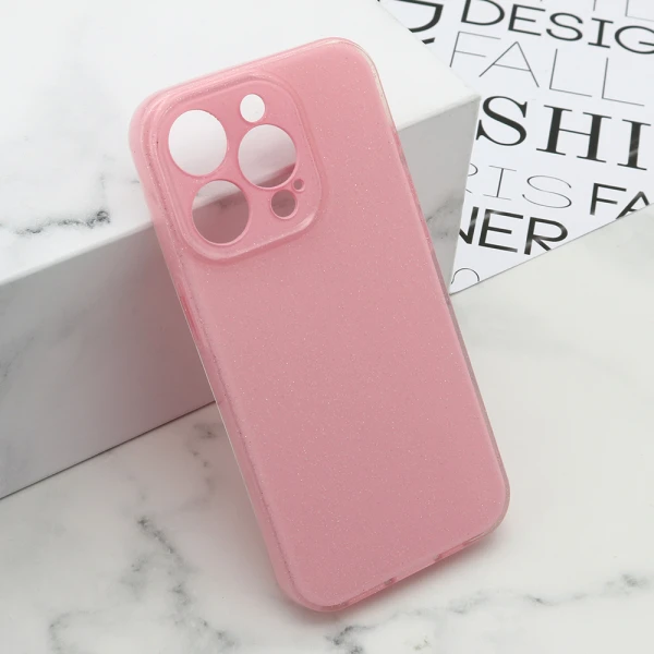 Futrola glow shining za iphone 15 pro (6.1)  roze
