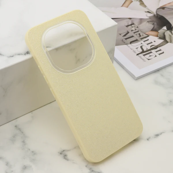 Futrola glow dust za xiaomi redmi note 15 pro plus 5g zlatna