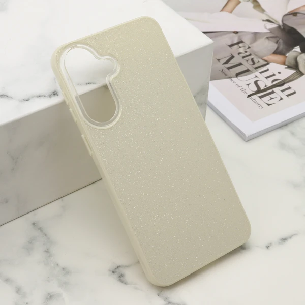Futrola glow dust za samsung a576b galaxy a57 5g bela