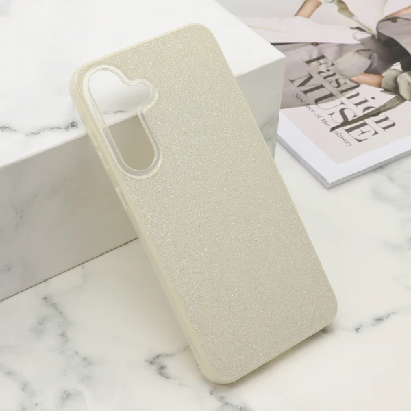 Futrola glow dust za samsung s731b galaxy s25 fe bela
