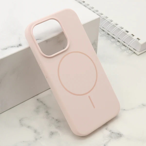 Futrola flex magsafe za iphone 15 pro (6.1) roze