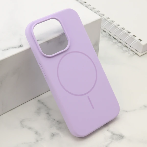 Futrola flex magsafe za iphone 15 pro (6.1) ljubicasta