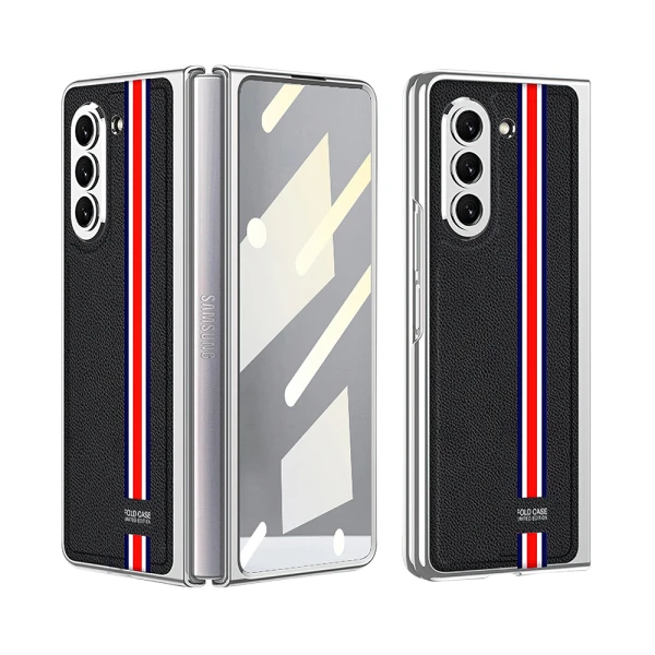 Futrola elegant red line za samsung f946b galaxy z fold 5 5g crna (gkk case)