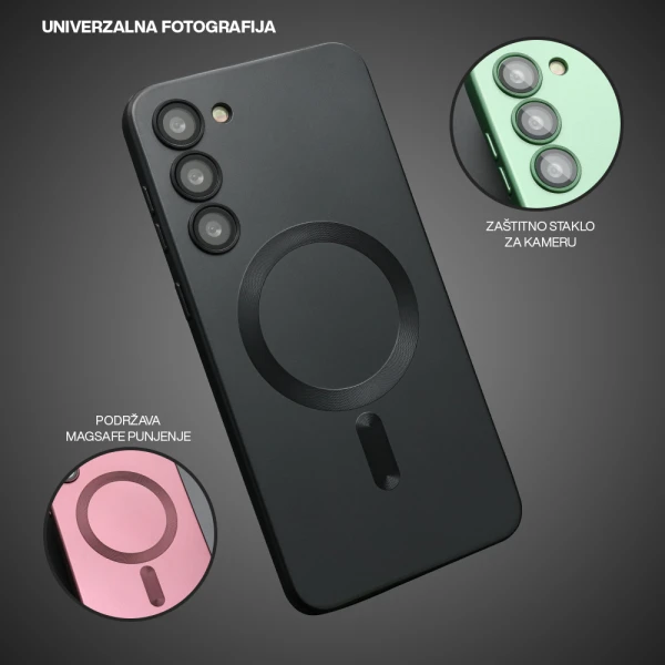 Futrola elegant magsafe za samsung a566b galaxy a56 5g crna
