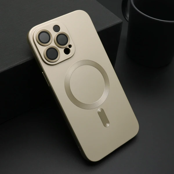 Futrola elegant magsafe za iphone 14 pro max (6.7) zlatna