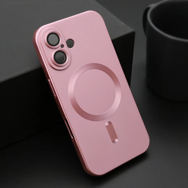 Futrola elegant magsafe za iphone 16 (6.1) roze