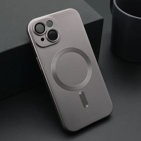 Futrola elegant magsafe za iphone 15 (6.1) siva