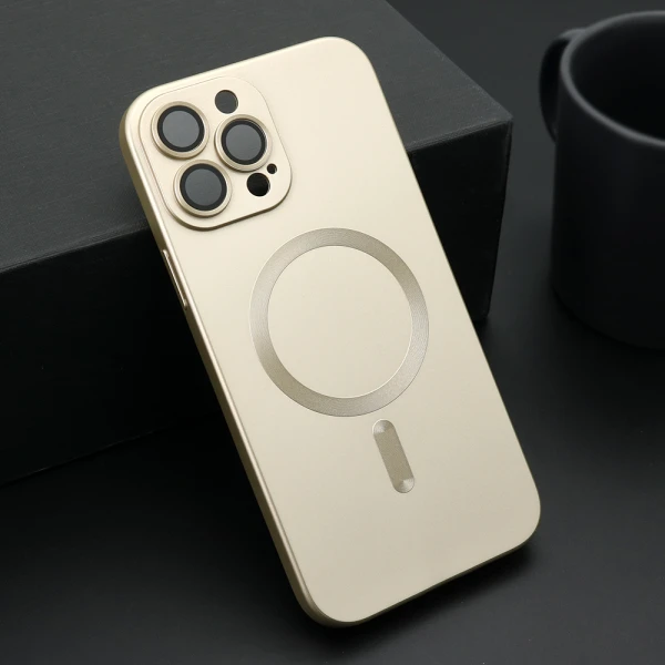 Futrola elegant magsafe za iphone 13 pro max (6.7) zlatna